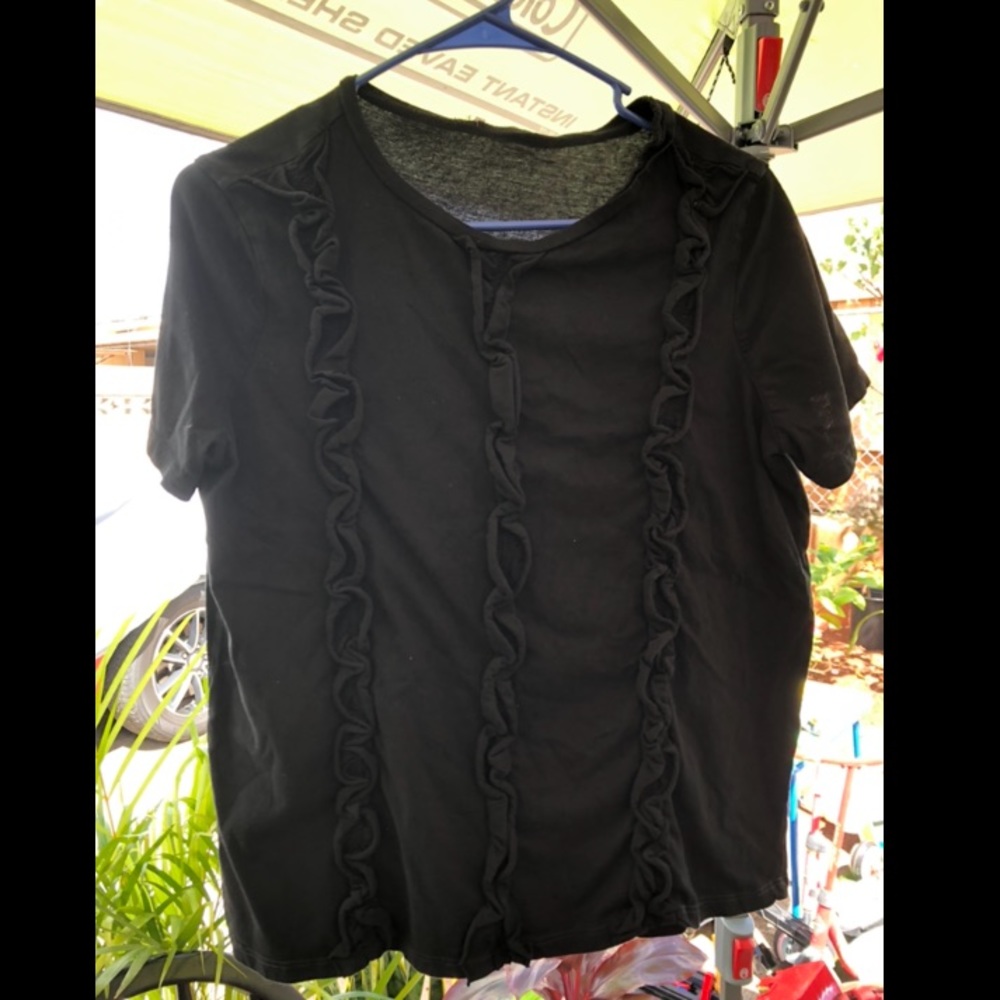 Zara Black short sleeve tee